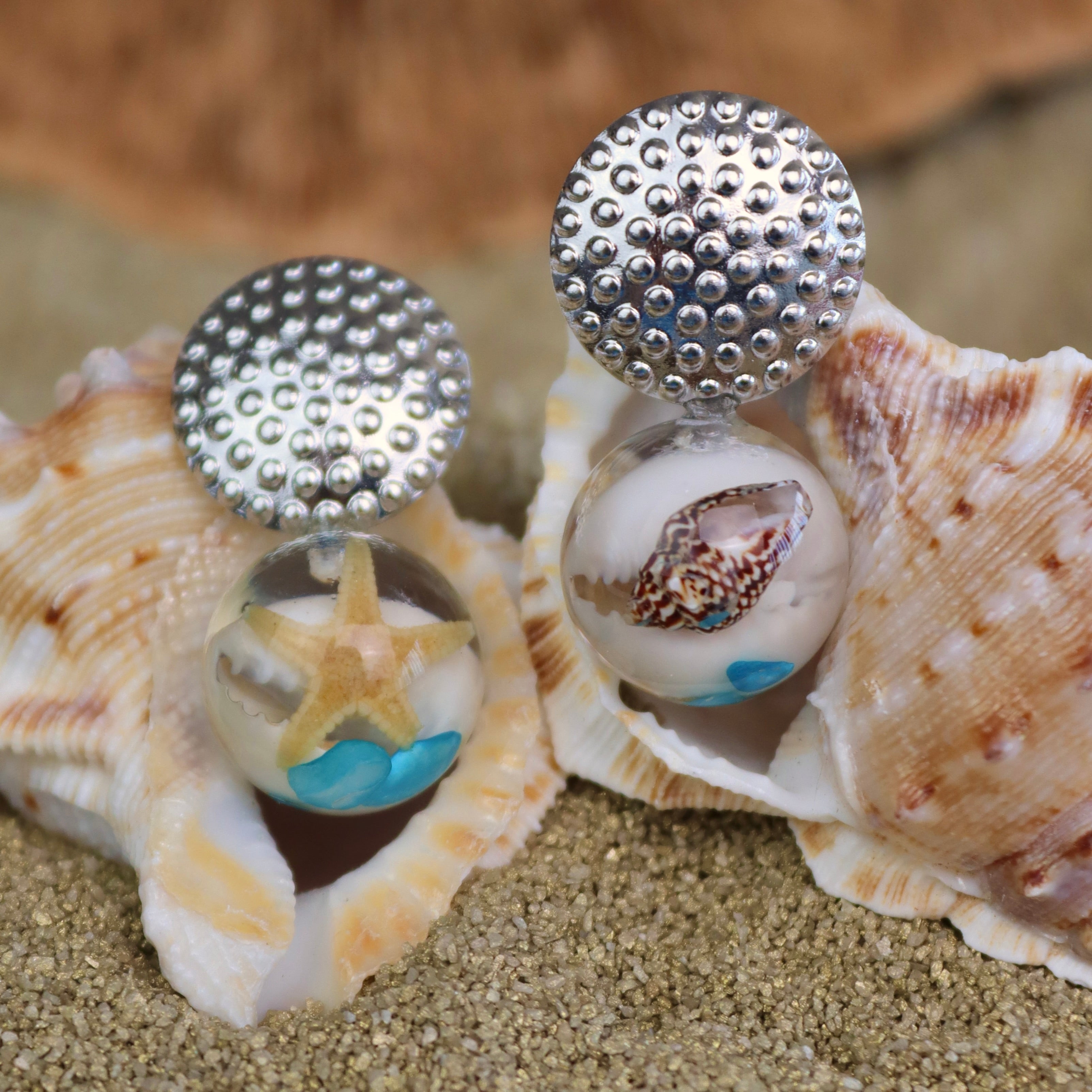 YAFEINI Orecchini A Forma Di Orso In Argento 925 Con Abalone - Design Zampa E Orsacchiotto, Ipoallergenici, Regalo Per Donna Con Confezione